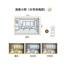 인테리어 조명 LED액자 무드등 거실 꾸밈 그림 팝아트, L size 오션뷰
