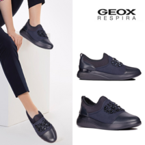 제옥스 제옥스 테라곤 네이비 여성 데일리 컴포트 기능성 스니커즈 GEOX/여성스니커즈/운동화/단화/슬립온