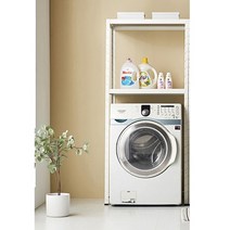 국내산 2단 3단 건조기선반 고급형 세탁기 경량랙 화이트, 1100X400, 1200