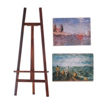 대형이젤 나무 대형 철제 화판 이젤 1set 아티스트 스탠 앰프 2 그림 그림 미니 카, 없음