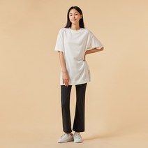 [JAJU/자주] 여 소프트 부츠컷 레깅스_블랙