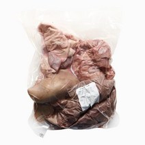 백암전통식품 백암 돼지내장 1벌 2kg 간 허파 염통 오소리감투, 1개