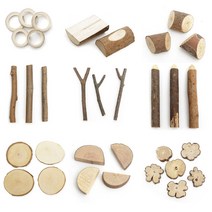 나무조각 천연나무공예 조각 만들기모음, 36 대나무링[소]_50g