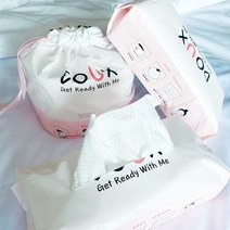 DOUX 일회용 페이스타올 수건 대용 순면 코튼 미용티슈 화장솜 얼굴 타올 세안휴지 5매세트, 단독형-티슈형 5매