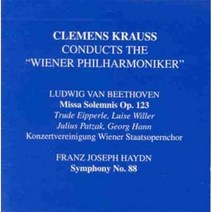 [CD] Clemens Krauss 베토벤: 장엄미사곡 / 하이든: 교향곡 88번 (Beethoven: Missa Solemnis Op.123 / Haydn..., Grammofono 2000, CD