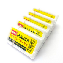 페더 하이 스텐 양날 면도날 10p, 10세트