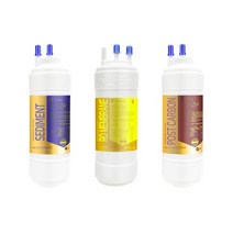 [필터테크] 코웨이 P-150R 전체세트 정수기필터호환 프리미엄 8인치 단방향 (RO)