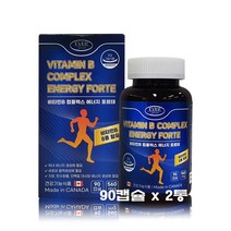 에버그린 비타민B 컴플렉스 복합체 수용성 활성 비타민B군 에너지 포르테 영양제 2통