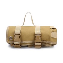 휴대용 전술 촬영 매트 비 패드 슈팅 슈팅 매트 900D 옥스포드 천 방수 비 슬립 롤업 슈터 레인지 패드, 카키색 옷감