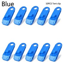 캠핑캐리어 캠핑왜건 핸드카 구르마 10 pcs 야외 캠핑 하이킹 텐트 천막 캐노피 클립, 10pcs 블루
