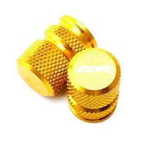 혼다 CBR650R CBR650F CBR500R 2013-오토바이 타이어 밸브 캡 킥 스탠드 발 확대기 사이드 확장 CBR 650R, Valve caps-Gold