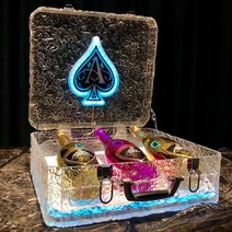 LED샴페인 상자 클럽 아르망디 돔페리뇽 조명 진열대, D타입