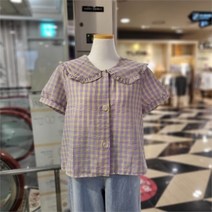 [트렌드컬렉션] SH02 프릴 빅카라 블라우스 TRBL22648 (8574222)