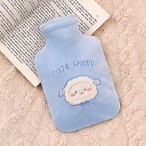 도림 캐릭터 보온 물주머니 찜질팩 핫팩, 블루