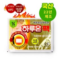 따뜻한 국내생산 하루온 핫팩 붙이는 파스형/발난로 40개입, 발난로 핫팩 40개입