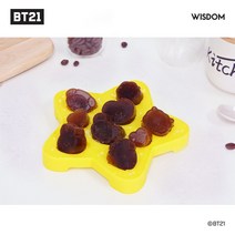 BT21 미니니 실리콘 얼음틀 큐브 아이스 얼음트레이 빵틀 실리콘 몰드 얼음통 보관통, 핑크