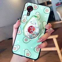 갤럭시 엑스커버5 케이스 반짝이 그립톡 목걸이 랜야드 핸드폰 케이스 신비키즈폰3 잼꾸러기