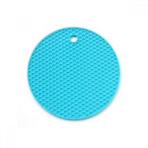 타일냄비받침 다용도 실리콘 냄비받침 원형 실리콘냄비받침 원목냄비받침