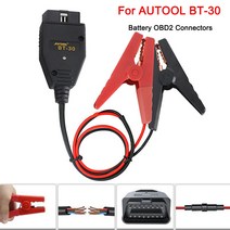 ecu세이버 AUTOOL-BT30 자동 ECU 메모리 보호기 케이블 OBD 2 비상 전기 플러그 커넥터 배터리, 한개옵션0