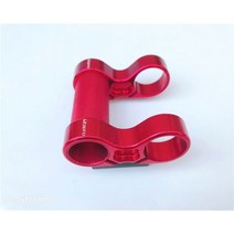 듄드라이브 전기자전거 접이식자전거 LiteproS82 접이식 자전거 더블 스템 경량 73g 25.4 핸들 144459, red, red