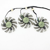 그래픽카드 팬 수리 부품 75mm t128010su 0 35a 냉각 기가바이트 gtx 670 680 760 ti g1 gtx 770 780ti gtx titan 비디오 카드, 3개