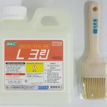 타일줄눈청소 줄눈세척제 L크린 1000ml + 청소용붓, 1개
