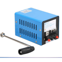 USB 발전기 캠핑 비상용 고전력 전기 생성기 휴대폰, 3~15V 짧은 핸들