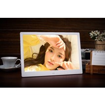 디지털액자 전자액자 전자앨범 신제품 좋은 gift15/14 인치 LED 백라이트 HD1280 * 800 전체 기능 디지털, 10 white_03 영국 플러그