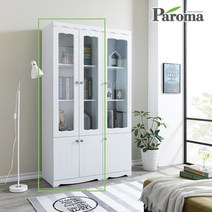 파로마 로이 600 수납장 양주장 유리 장식장 SW05, 아카시아화이트