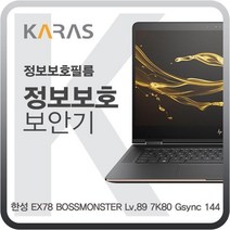 MDF2407 한성 EX78 보스몬스터 Lv.89 7K80 Gsync 144용 블랙에디션 정보보안필름 거치식/차단필름/보안기/저반사, 해당상품
