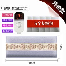 전기 가열 소금 주머니 굵은 소금 찜질팩 뜸 전기 물리치료 가정용, 업그레이드 그레이 (5정 파우치) + free