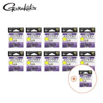 가마가츠 코우지 마다이 참돔훅 10+1 10개사면 1개덤, 16호-363692 11개