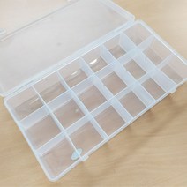 1+1 비즈케이스 18구 비즈재료보관 큐빅 알약 파츠정리함, 10개