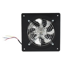 공업용 환풍기 시로코팬 배풍기 50W 220V 배기 팬 7 인치 파이프 벽걸이 저소음 가족 욕실 주방 환기 추출, 01 Black