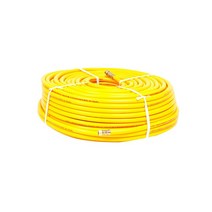 고압 분무기호스 농약호스 6.5mm X 50M 황색 흑색, 8.5mm x 200m, 1개