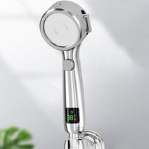 냉수 온수 온도표시 아기용 샤워기 헤드 수압조절
