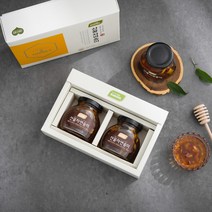 장기보관 특허 강원도 자연송이 산꿀선물세트, 1box, 200gx2