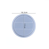 보도블럭 금형 벽돌 몰드 블럭바닥 대형 라운드 트레이 실리콘 시멘트 콘크리트 점토 주조 광장 스 지 플레이트 홈 장식 공예벽돌틀 석고 담장 정원 연못, 라운드 에스