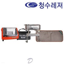 청수레져 청수레져 낚시용품 다모아9 보일러 + 피엔코난로 + 텐트매트, 레드