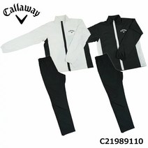캘러웨이 2021년 신모델 남성용 골프 레인웨어 세트 C21989110, 화이트