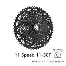 SUNSHINE MTB 자전거 11 속도 프리휠 카세트 플라이휠 S 28/32/36/40/42/46/50T/52T SRAM 부품, 12 11-50T Black