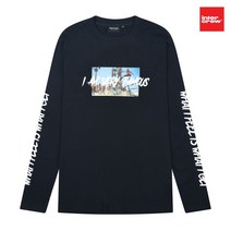 인터크루 인터크루 공용 소매 레터링 티셔츠_블랙_ITT1TR42ABK (P002253908)