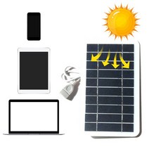 휴대용 태양열충전기 태양광충전기 미니 태양열 충전기 유연한 태양 광 충전 패널 Dc 인터페이스 Usb 출력 휴대 전화 배터리