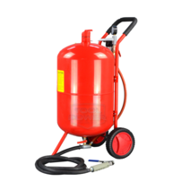 공압 샌드블라스터 녹제거 산화방지 고압 표면 쇼트기, 가압식 18L