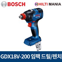 보쉬 GDX18V-200 임팩트 드라이버 렌치 베어툴
