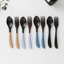 스펙트럼 코튼컬러 디저트 스푼 포크, 디저트스푼, 울트라마린
