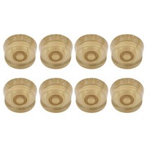 Electric Guitar Control Speed Knobs For Gibson Les Paul LP Knob Parts Replacement Gold 8 Pcs, [01] Gold  White