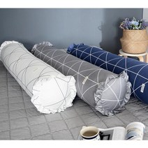 면100 긴배게 바디필로우 롱쿠션 긴베개 그리드 순면 안고자는베개 대형쿠션 침대쿠션 다리베개 롱베개 긴쿠션 수면쿠션 대형베개 롱바디필로우 전신베개 옆으로눕는베개, 블루