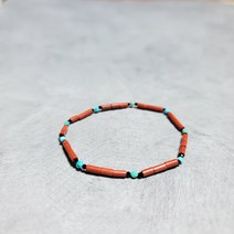 행운 천연원석 재스퍼 터키석 스피넬 팔찌