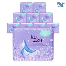 춤추는고래 대용량 오버나이트 생리대 날개형 18P X 10팩 (180P), 18개입